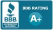 Better Business Bureau A+ Rating